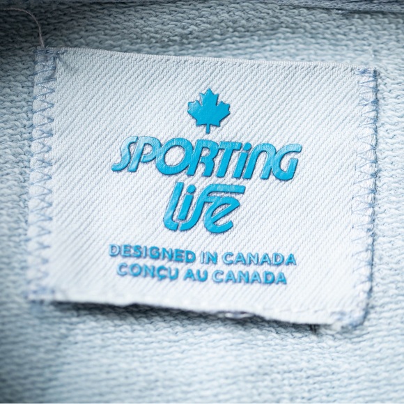 Sporting Life Light Blue 100% Cotton Hoodie - Size Small, Excellent Condition - Picture 3 of 4